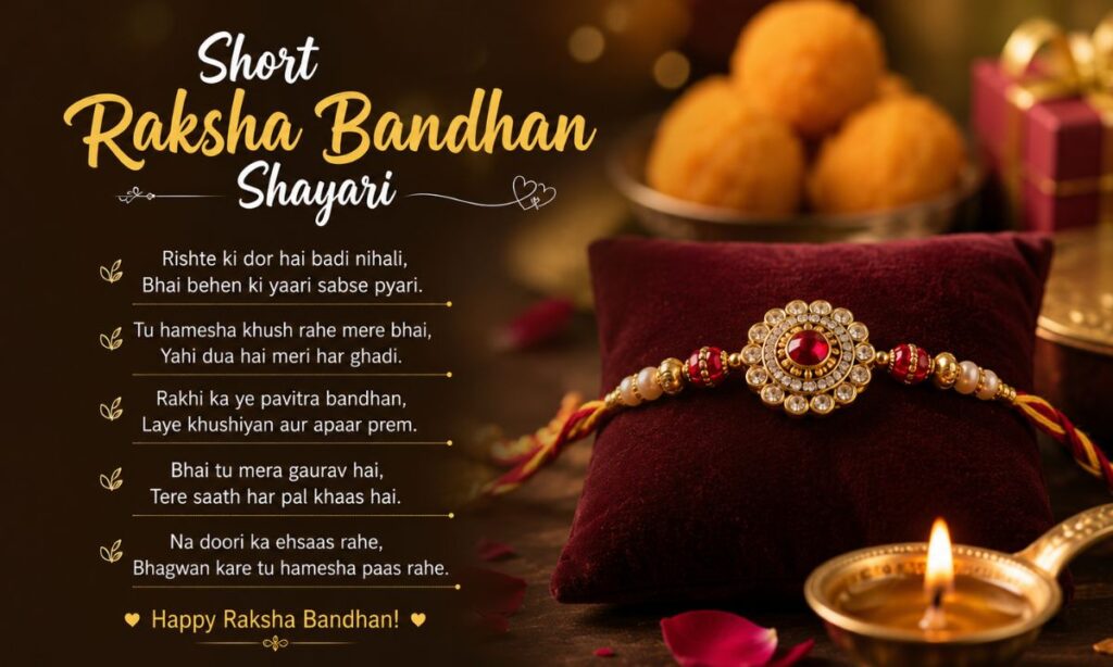 Short Raksha Bandhan Shayari