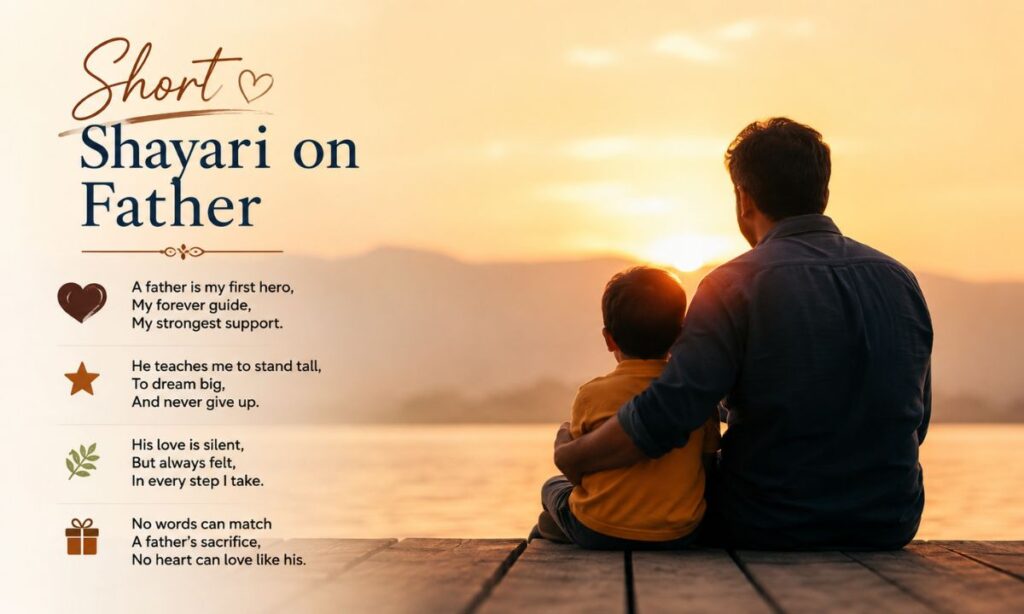 Short Shayari on Father in English