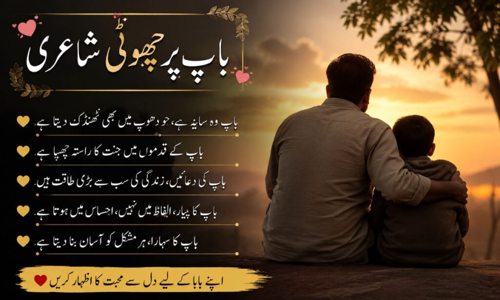 Short Shayari on father In Urdu