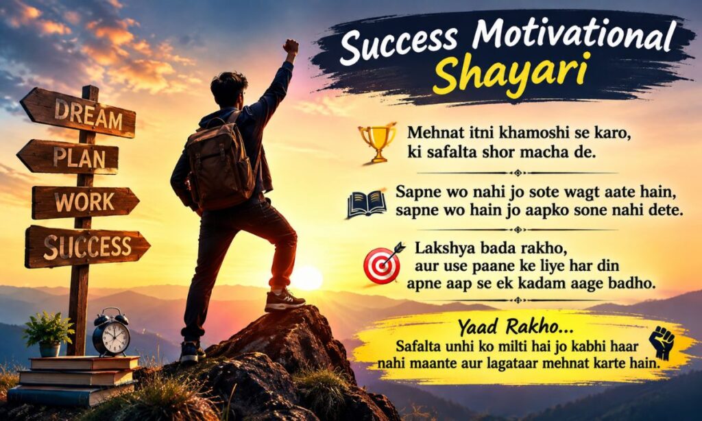 Success Motivational Shayari