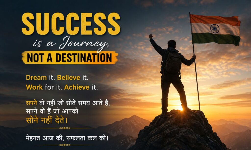 Success Shayari in English Hindi