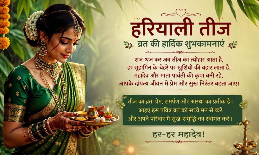 Teej Vrat Shayari in Hindi