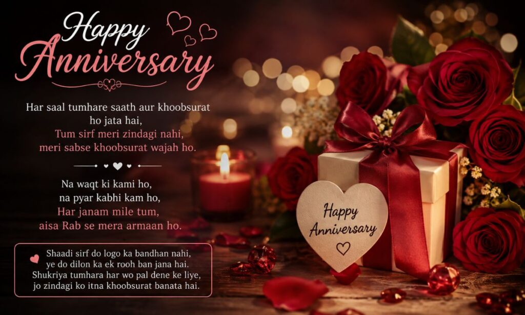 Wedding Anniversary Shayari