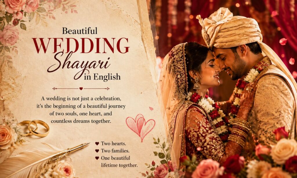 Wedding Shayari in English