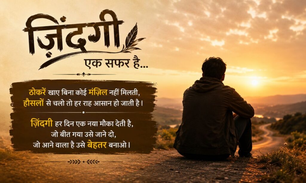Zindagi Shayari In Hindi