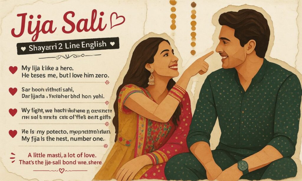 jija sali shayari 2 line english