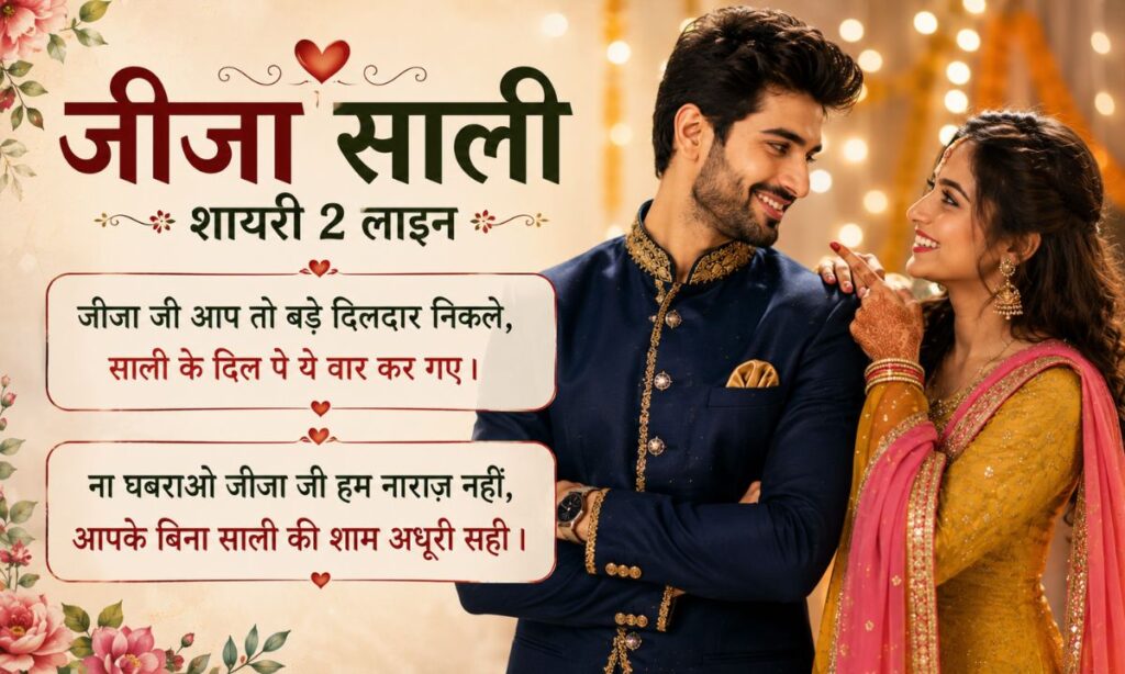 jija sali shayari 2 line hindi