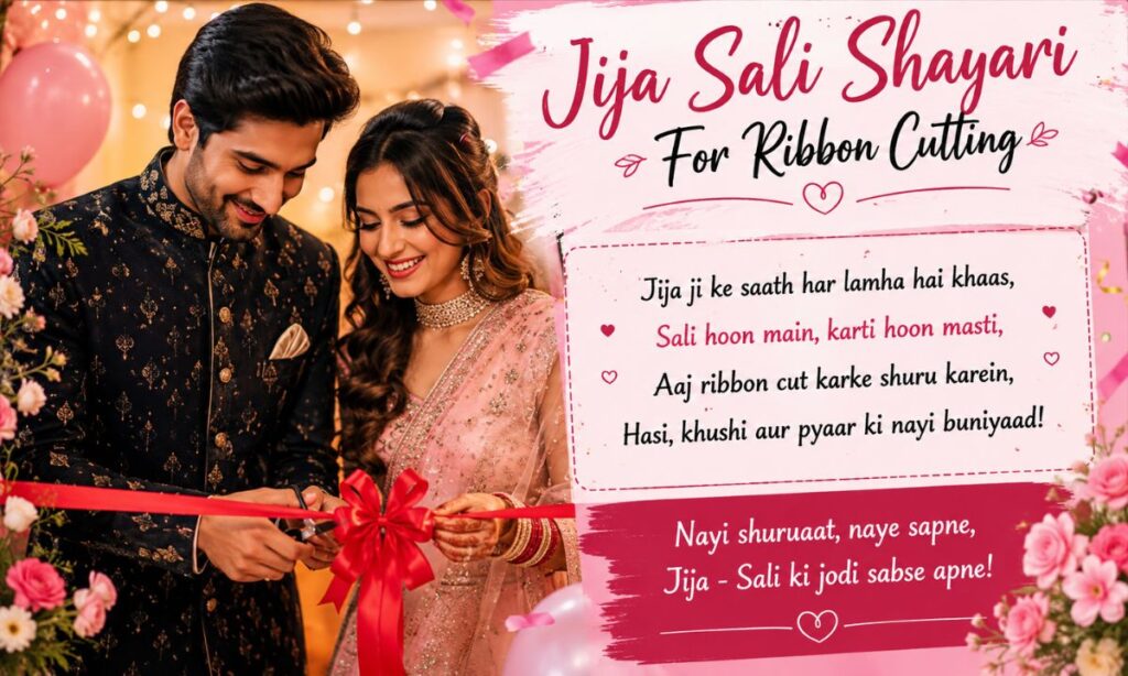 jija sali shayari for ribbon cutting