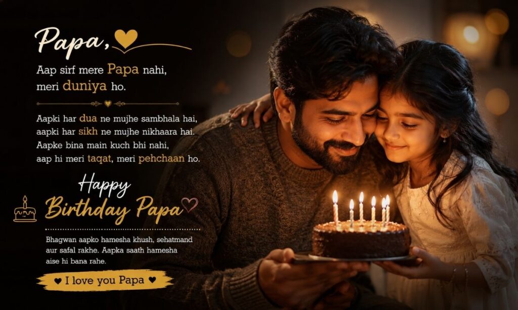 papa shayari for birthday