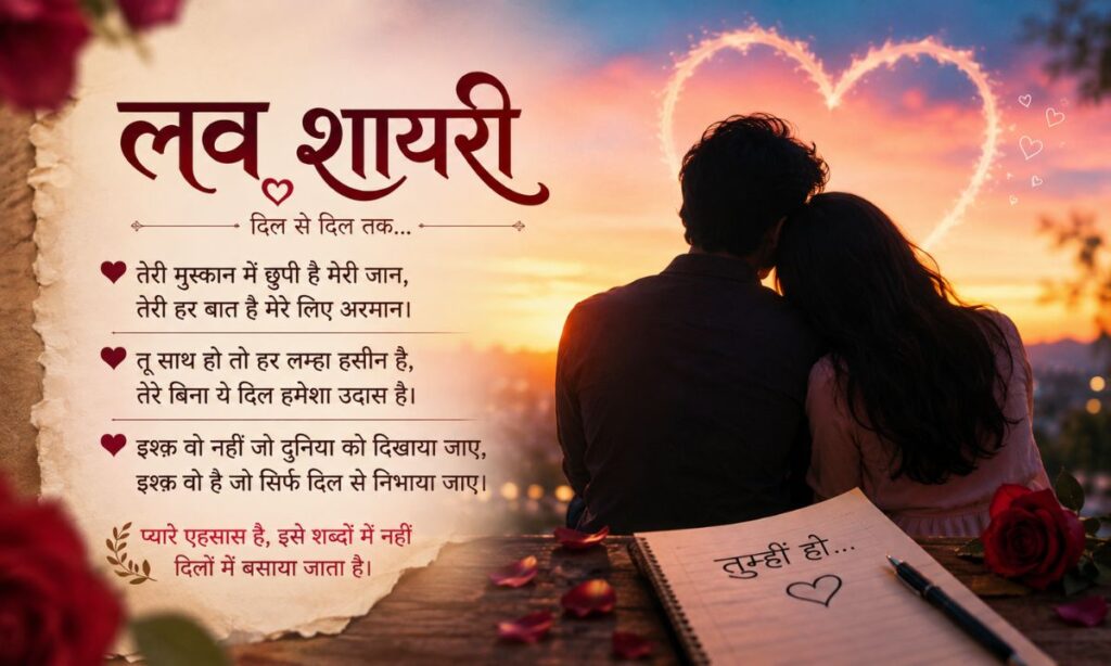 लव शायरी हिंदी में