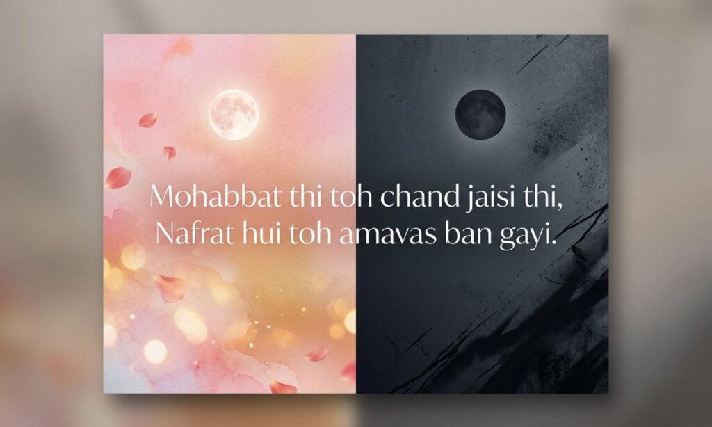 2-Line Love-Hate Love Shayari