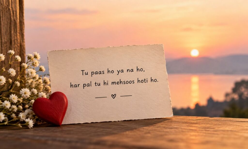 2 Line Love Shayari English