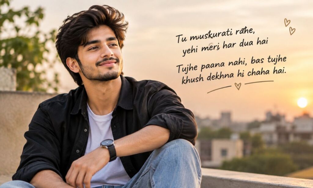 2 line love shayari in english for him