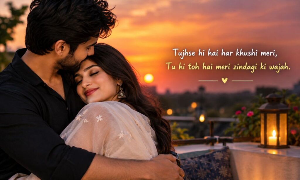 2 line shayari for husband romantic