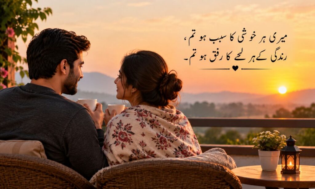 2 line shayari for husband urdu