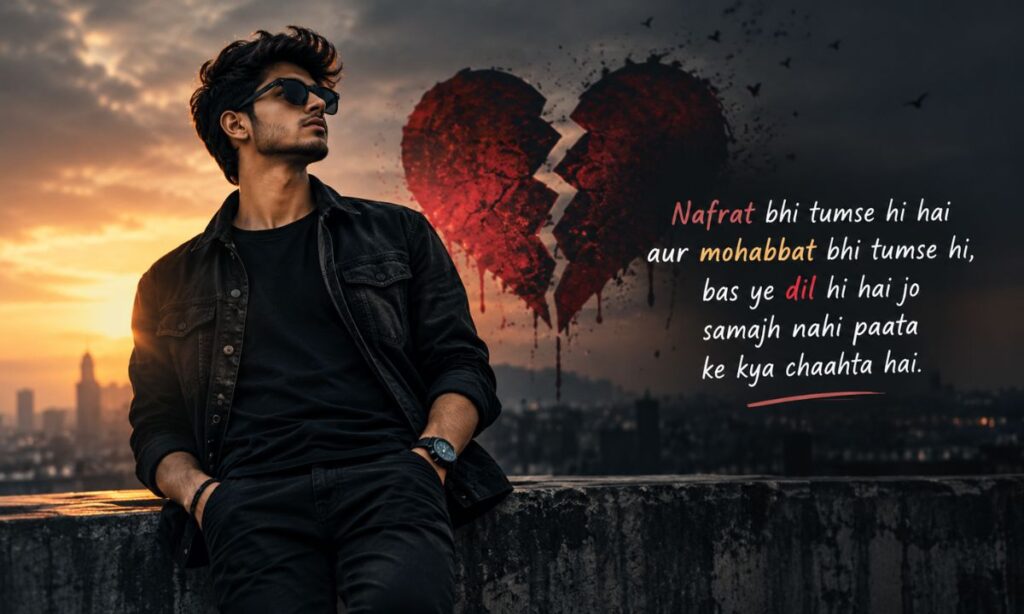 Attitude Hate Love Shayari in Hindi