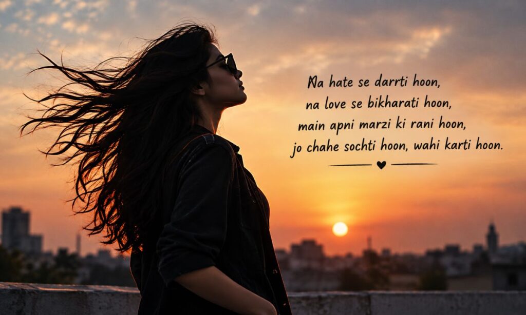 Attitude hate love shayari for girl