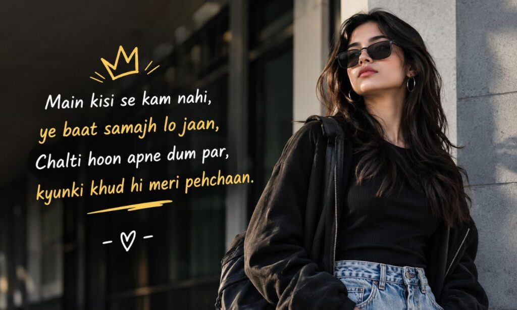 Attitude instagram shayari for girl