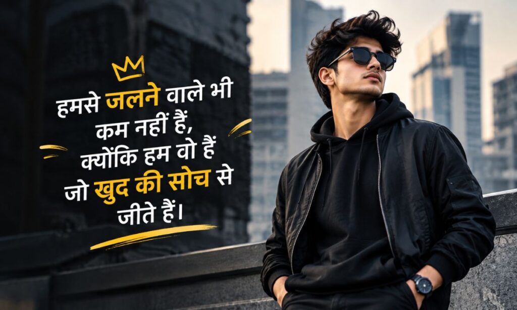 Attitude instagram shayari in hindi for boy