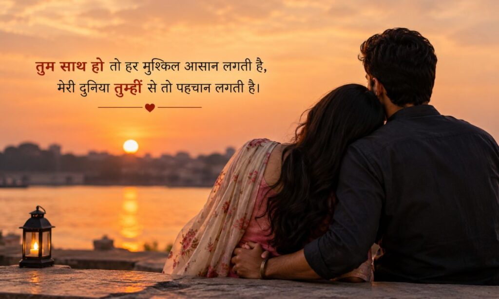 Best 2 Line Shayari for Husband Romantic Hindi Status