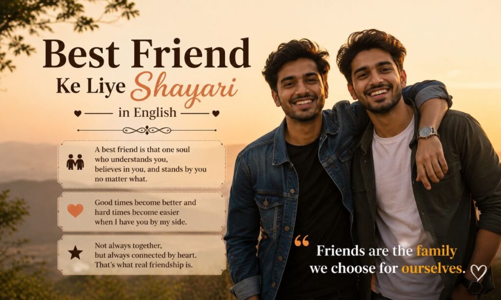 Best Friend Ke Liye Shayari in English