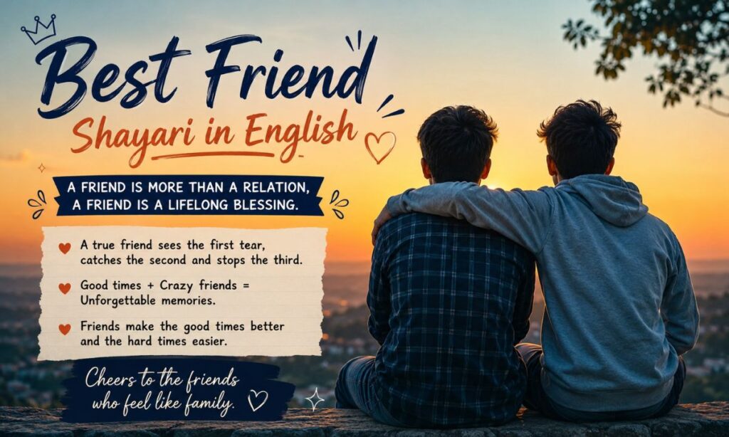 Best Friend Shayari in English