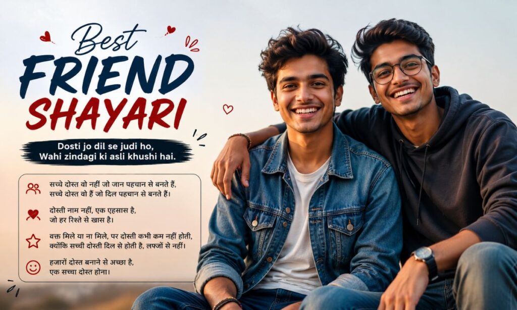 Best Friend Shayari in English in Hindi