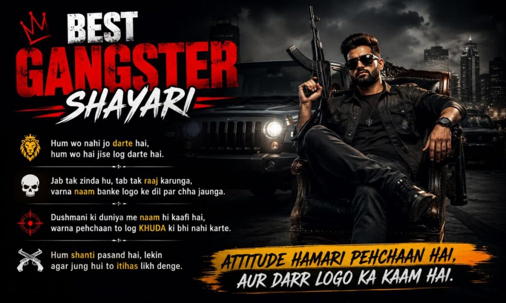 Best Gangster Shayari 