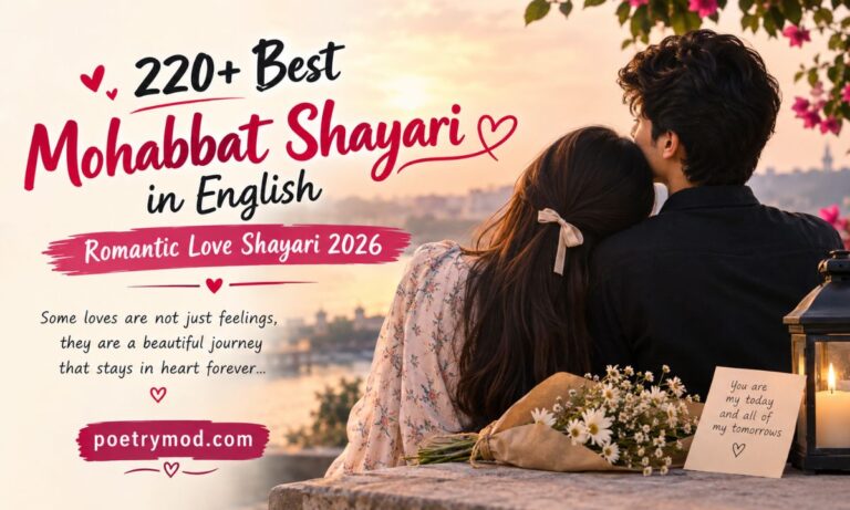 Best Mohabbat Shayari in English