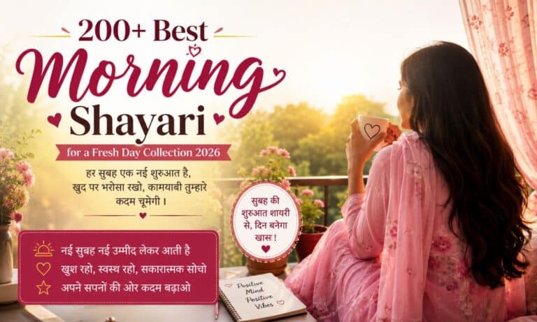 Best Morning Shayari for a Fresh Day