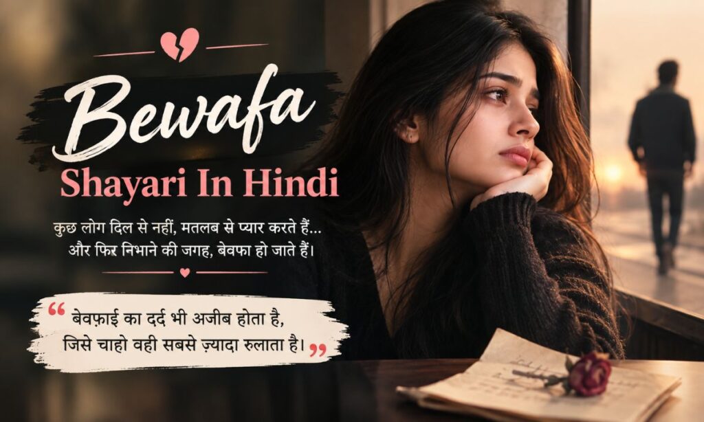 Bewafa Shayari In Hindi