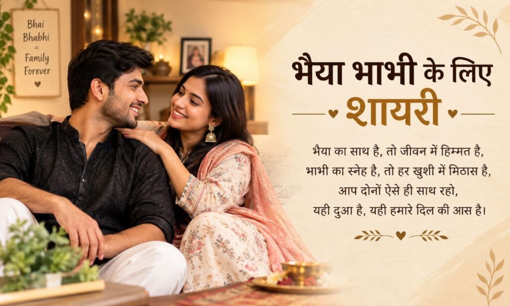 Bhaiya Bhabhi Ke Liye Shayari in Hindi