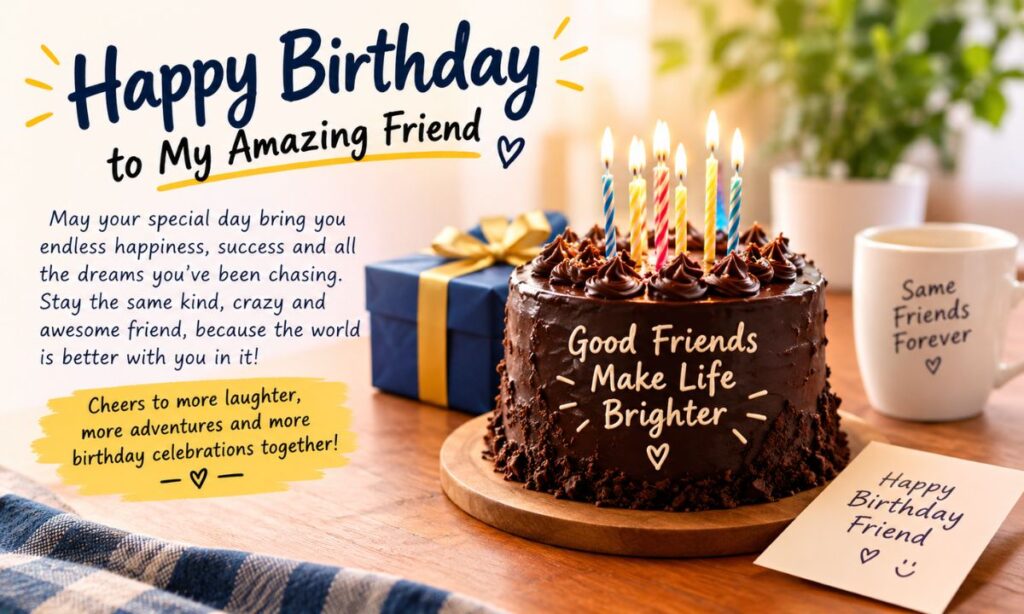 Birthday Shayari in English for Friend
