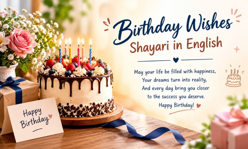 Birthday Wishes Shayari in English
