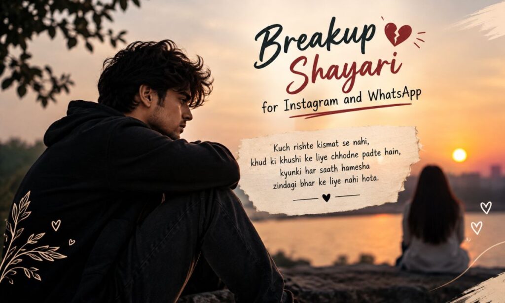 Breakup Shayari for Instagram and WhatsApp