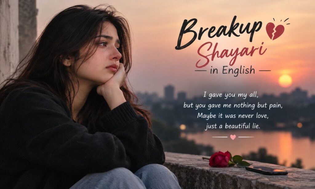 Breakup Shayari in English 