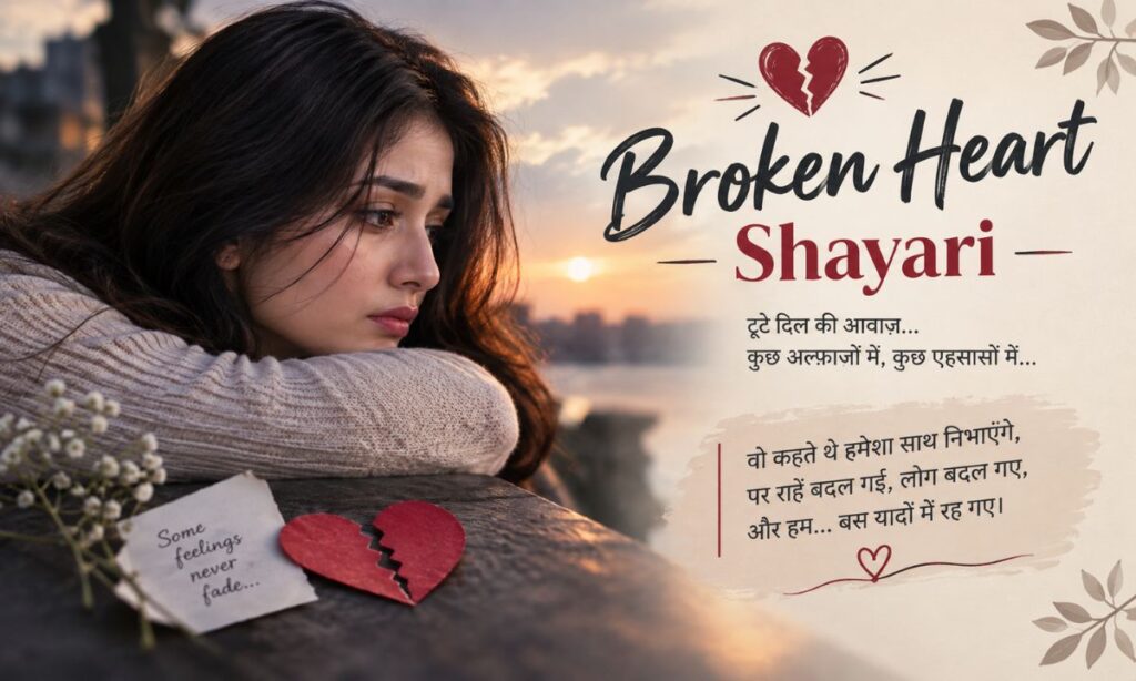 Broken Heart Shayari
