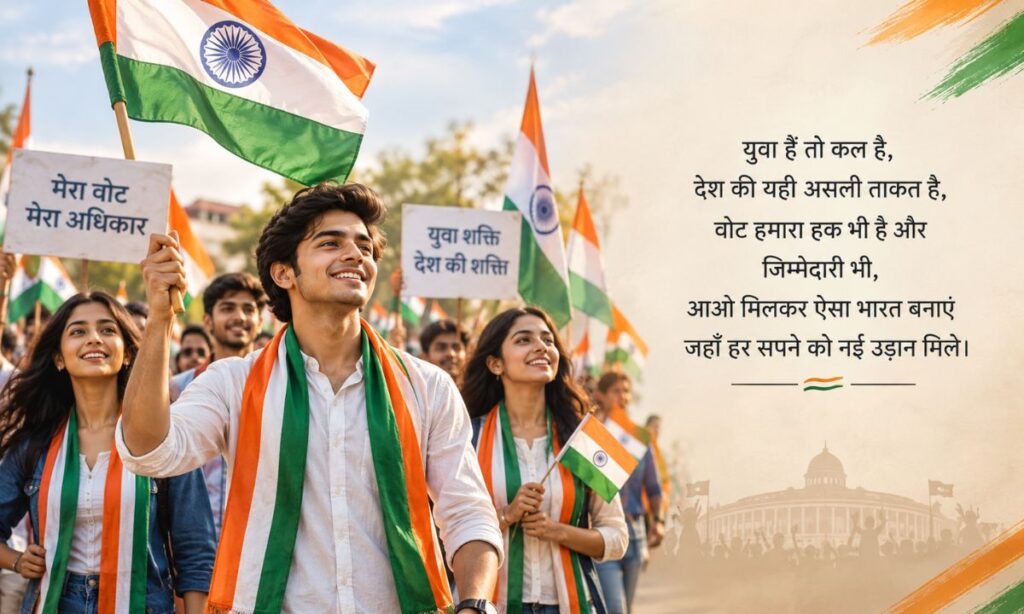 Chunav Ke Prachar Shayari युवा चुनाव शायरी