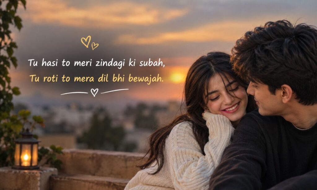 Cute 2 Line Love Shayari in English