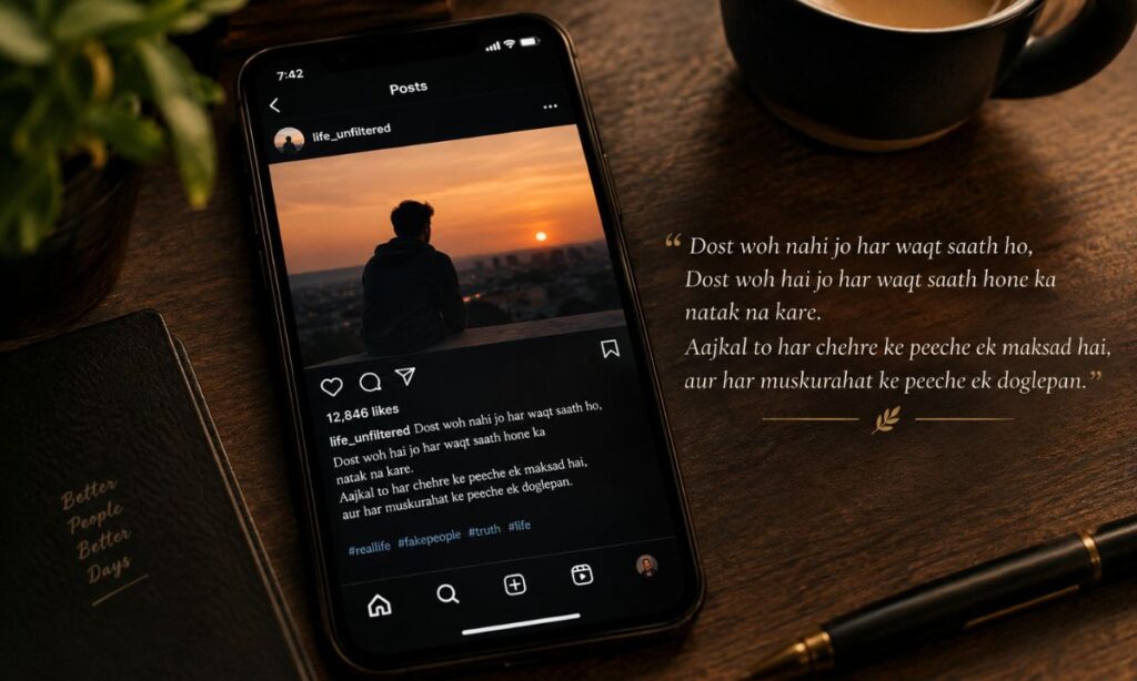 Dogle log shayari for instagram