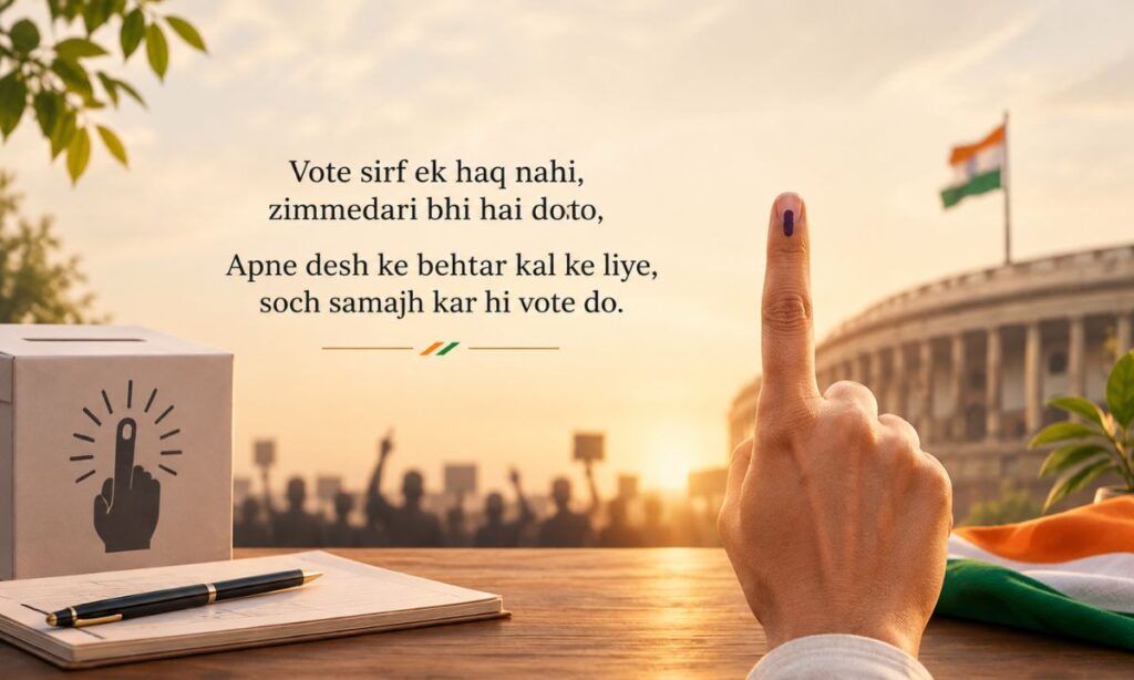 Election Shayari 2 line