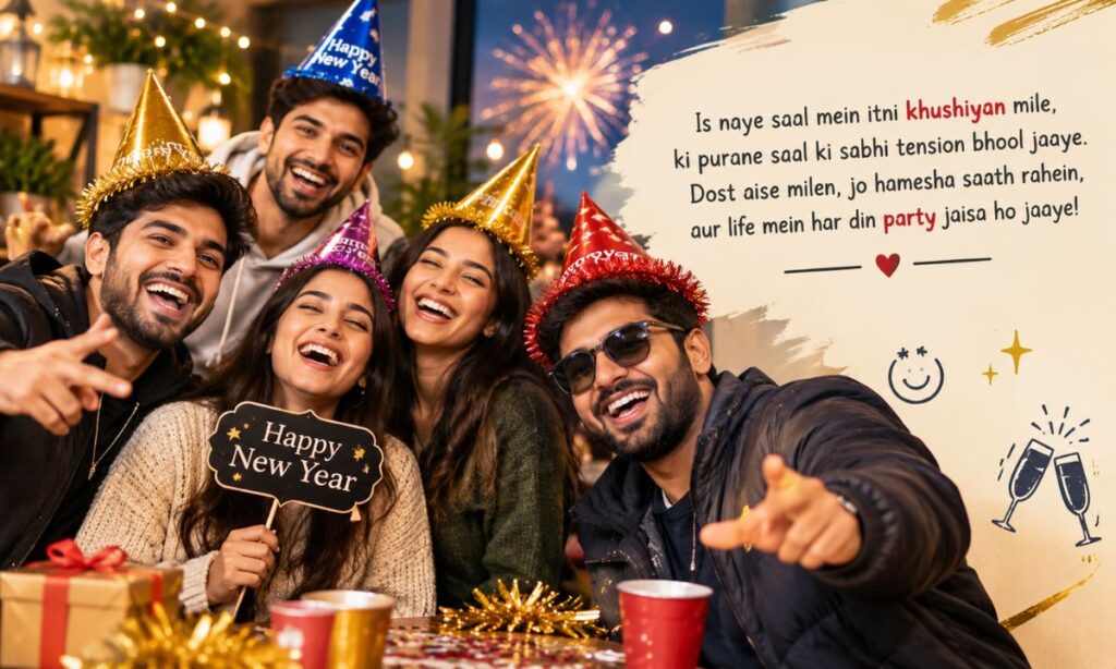 Funny New Year Shayari in Hindi