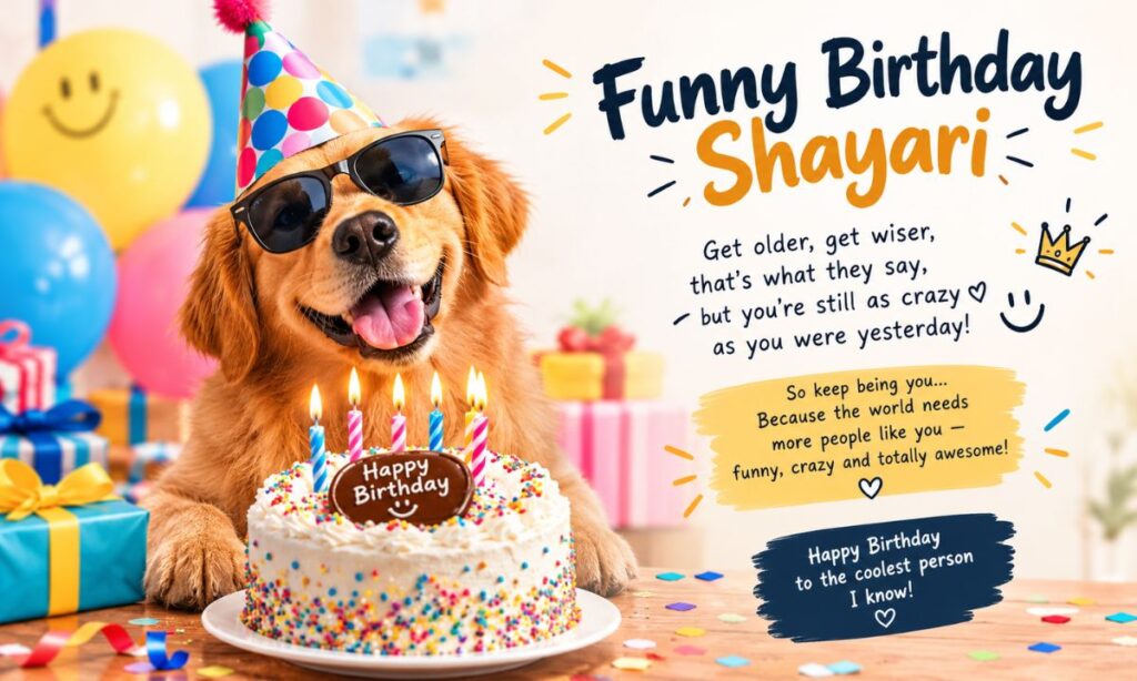 Funny birthday shayari in English