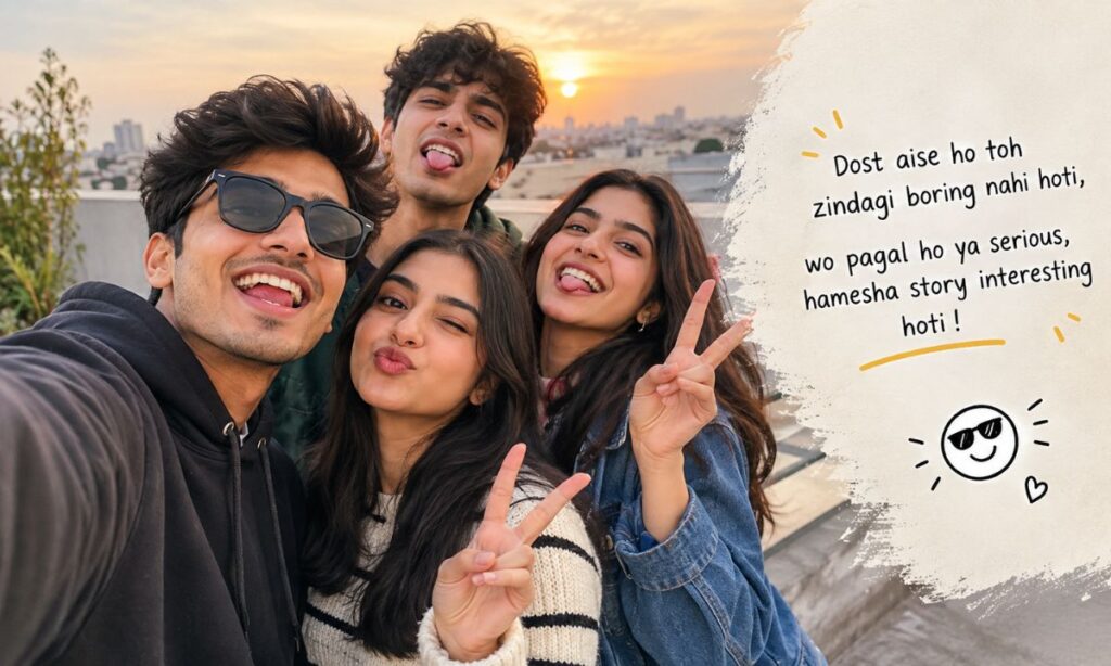 Funny friendship shayari for instagram