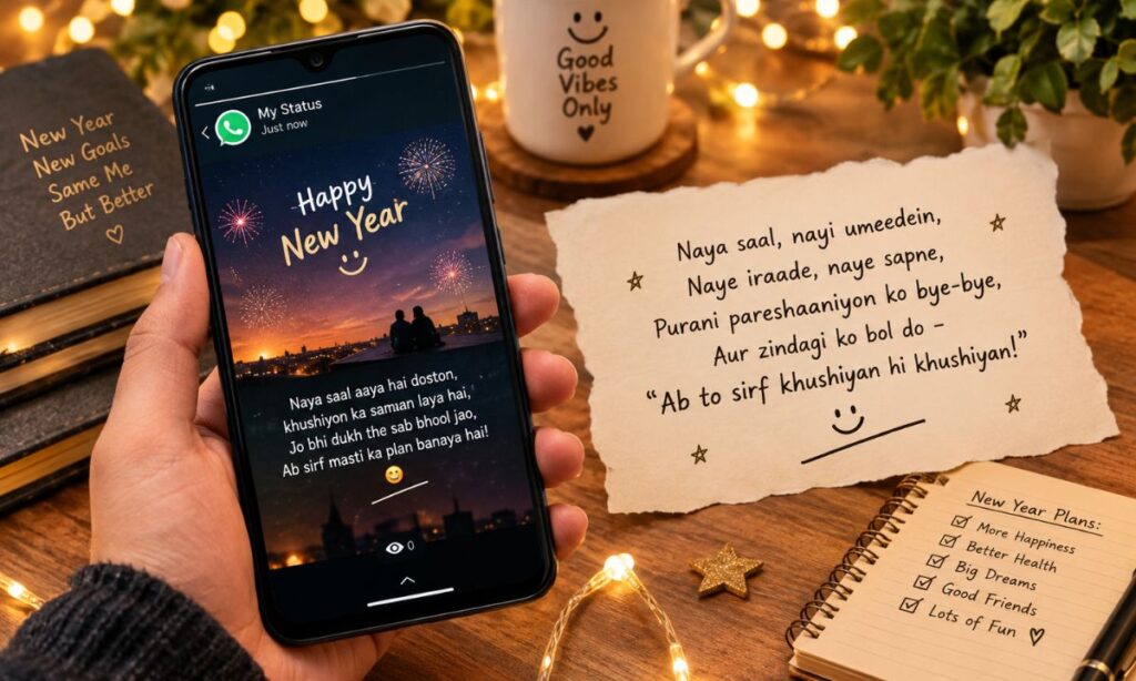 Funny happy new year shayari for whatsapp