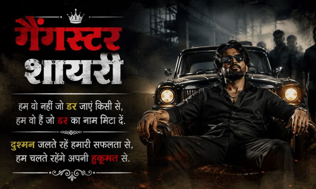 Gangster Shayari in Hindi