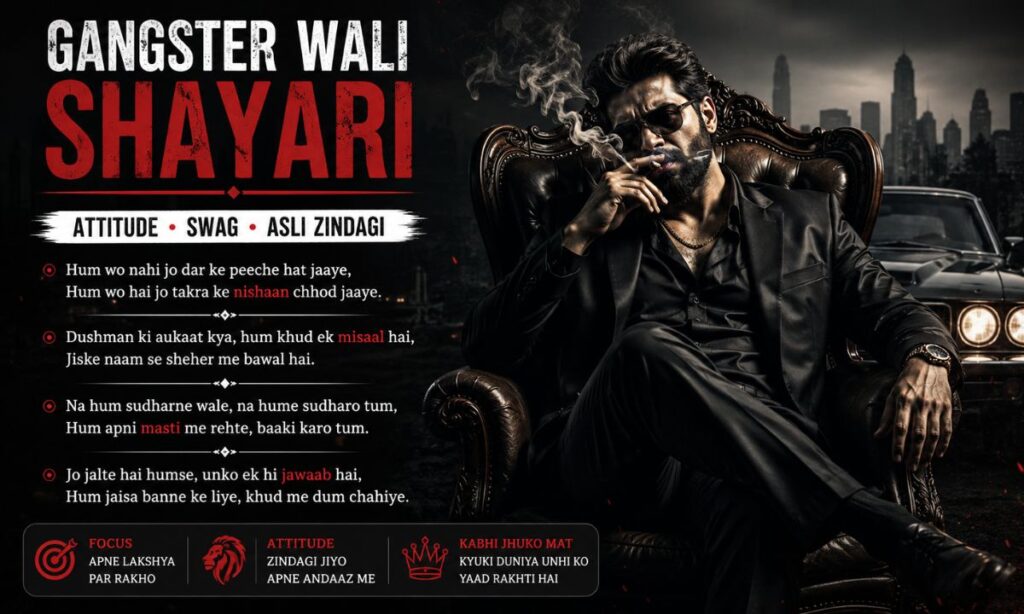 Gangster Wali Shayari