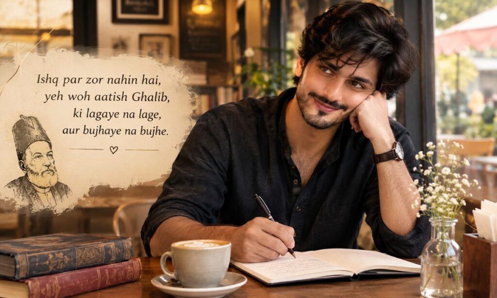 Ghalib ki shayari in hindi on love