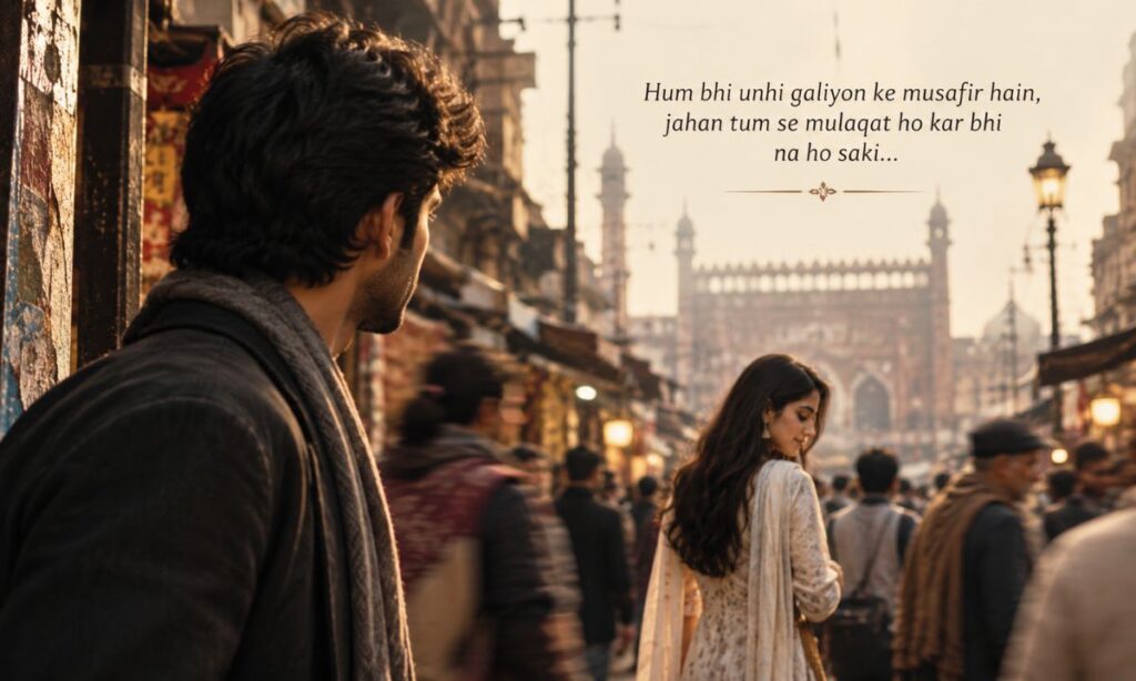 Ghalib shayari on one sided love