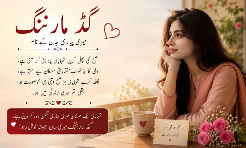 Good Morning Shayari in Urdu For girlfriend